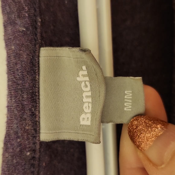 BENCH Purple Long Sleeved Tee, Size M, VGUC - Picture 2 of 3